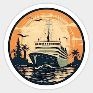 Family Cruise Adventure Sticker